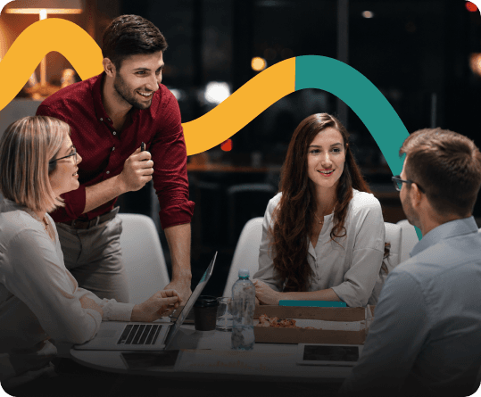 Branex team collaborating with purpose