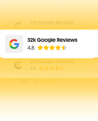 32k Google Reviews with a 4.8 star rating