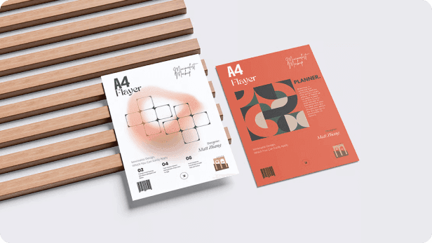 Event brochure mockup