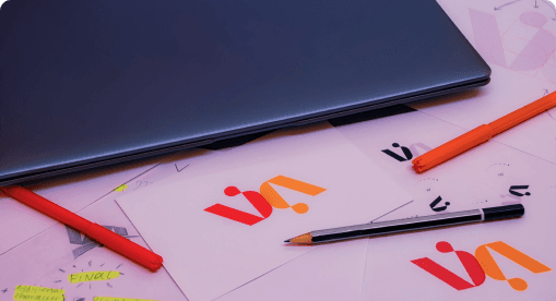 Dubai skyline with colorful callouts about choosing the best website design company